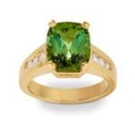YelGold_Olympia_GreenTourmaline green tourmaline olympia ring